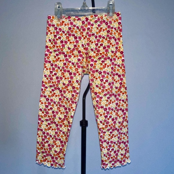 Gymboree Woodland Friends Floral Leggings 3T Autumn Fall Lettuce Edge 2012 Line - Picture 4 of 7